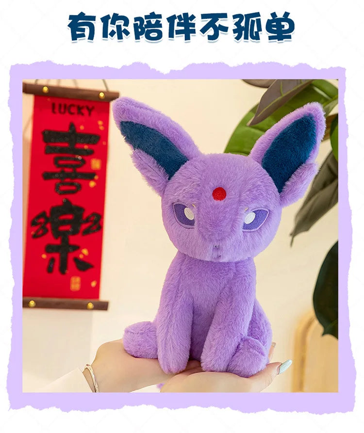 40/50/70CM Big Size Pokemon Espeon Plushies Cartoon Anime Soft Plush Pillow Doll Kawaii Stuffed Plushie Ornament Children Gifts