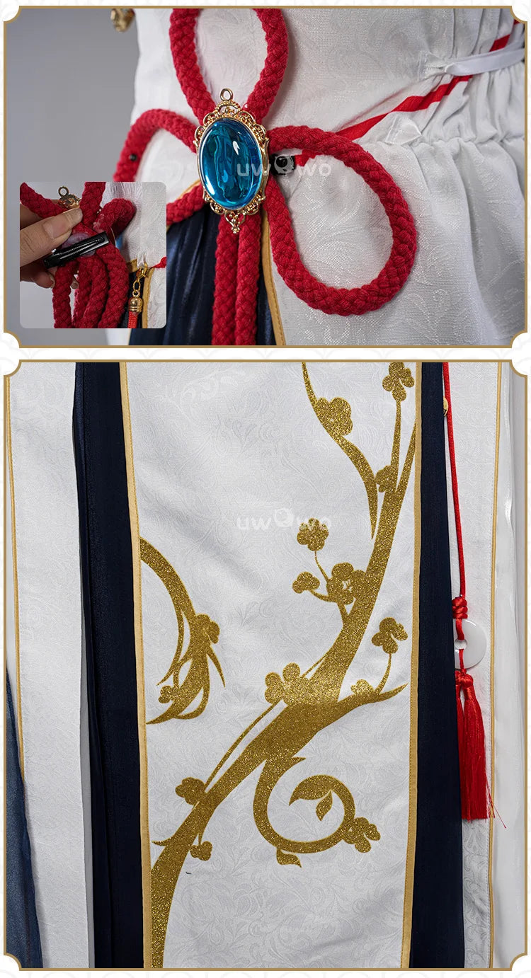 LAST BATCH UWOWO Genshin Impact Fanart Ganyu Cosplay Chinese Style Dress Traditional Clothing Liyue Cosplay Costume Cos Cosplay