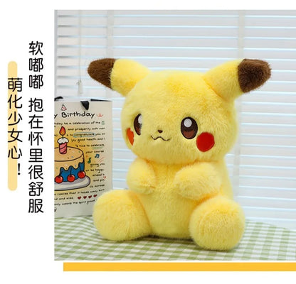 35/45/60CM Pikachu Pokémon Plushie Cartoon Anime Kawaii Peluche Comfortable Soft Doll Cushion Children Room Decoration Toy Gift