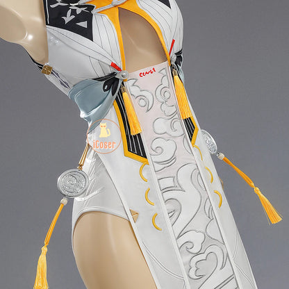 Zenless Zone Zero Ye Shunguang Cosplay Costume Wig Dress Headwear Carnival Game Outfit Halloween Party for Women Girls Role Play