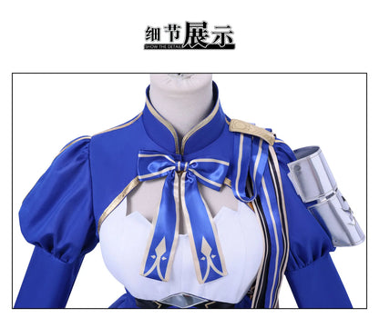 Honkai Star Rail Fate Saber Cosplay Costume Wig Dress Headwear Uniform Stocking Halloween Party for Women Girls Carnival iCoser