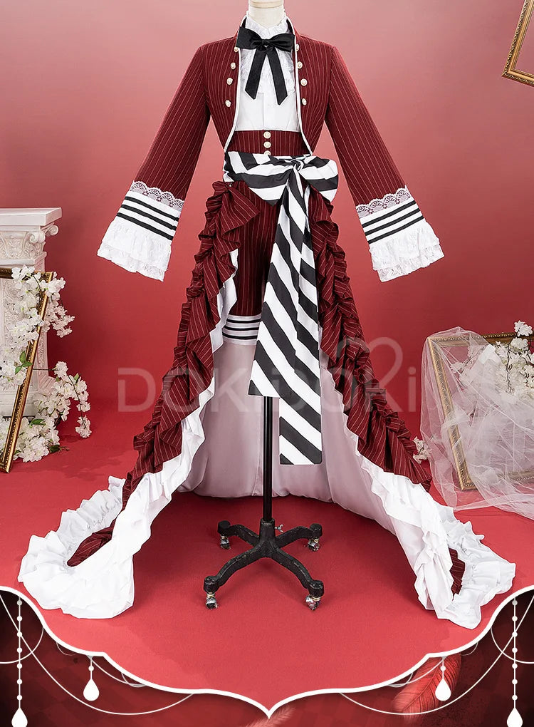 Ciel Phantomhive Cosplay Costume Anime Cosplay DokiDoki-R【XS-3XL】Men Long Costume Ciel Cosplay Plus Size