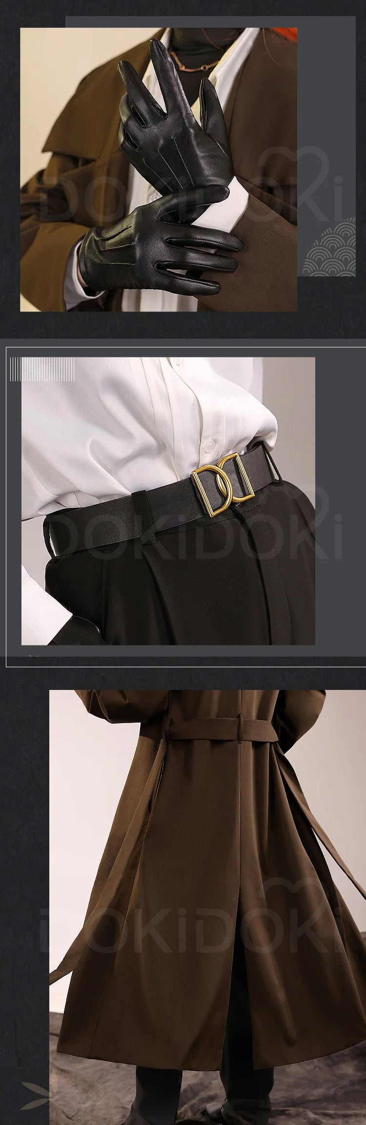 IN STOCK Nakaharaa Chuyaa/Dazaii Osamuu Cosplay Costume Anime Cosplay DokiDoki-SR Cosplay Costume Nakahara Chuuya Men Cosplay