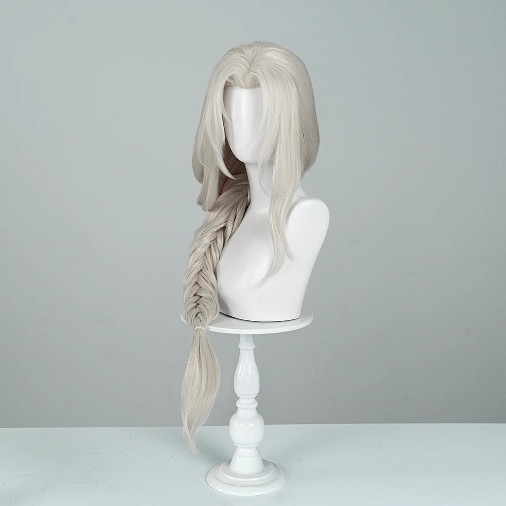 IN STOCK The Fire Keeper Ciaran Wig Game Dark Souls Cosplay Wig DokiDoki Women 80cm Long Hair Cosplay Eye Mask Free Wig Cap