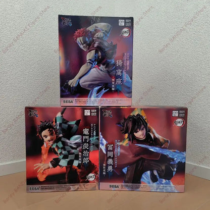 SEGA XrossLink Demon Slayer Tanjiro Kamado Akaza Tomioka 150mm PVC Model
