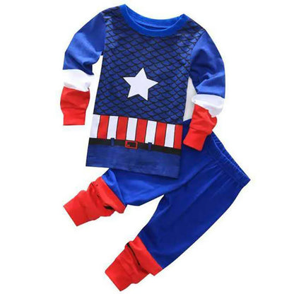 MINISO Little Boys Clothing Disney Pajamas Sets Boutique Cotton Pijama Kids Pyjama Long Sleeve Two Pieces Set 2 to 3 5 6 7 Years