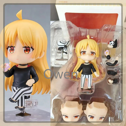 Q-version Girl Anime BOCCHI THE ROCK Gotoh Hitori Figurine Yamada Ryo Action Figures Cute Dinosaur PVC Collection Model Toy Gift
