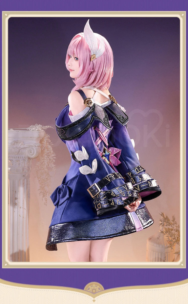 IN STOCK Cyrene Cosplay Costume Game Honkai: Star Rail【S-2XL】DokiDoki-SR HSR Metal Accessories Cyrene Wig Plus Size