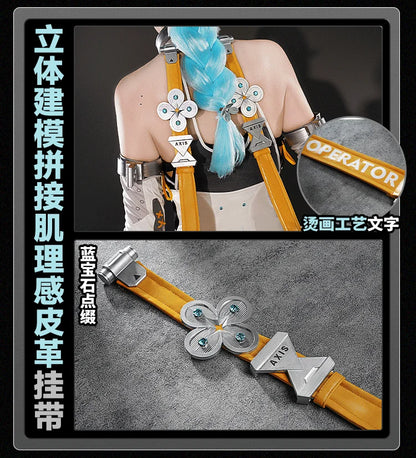 Zenless Zone Zero Seed Cosplay Costume Wig Uniform Headwear Game Outfit Obol Squad Halloween Party for Women Girls Carnival Prop