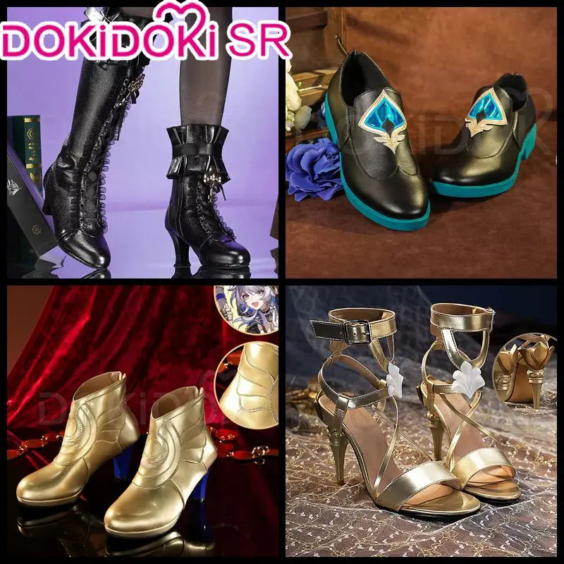 IN STOCK Cipher The Herta Aglaea Sunday Robin Aventurine Cerydra Shoes Cosplay Game Honkai: Star Rail DokiDoki-SR HSR