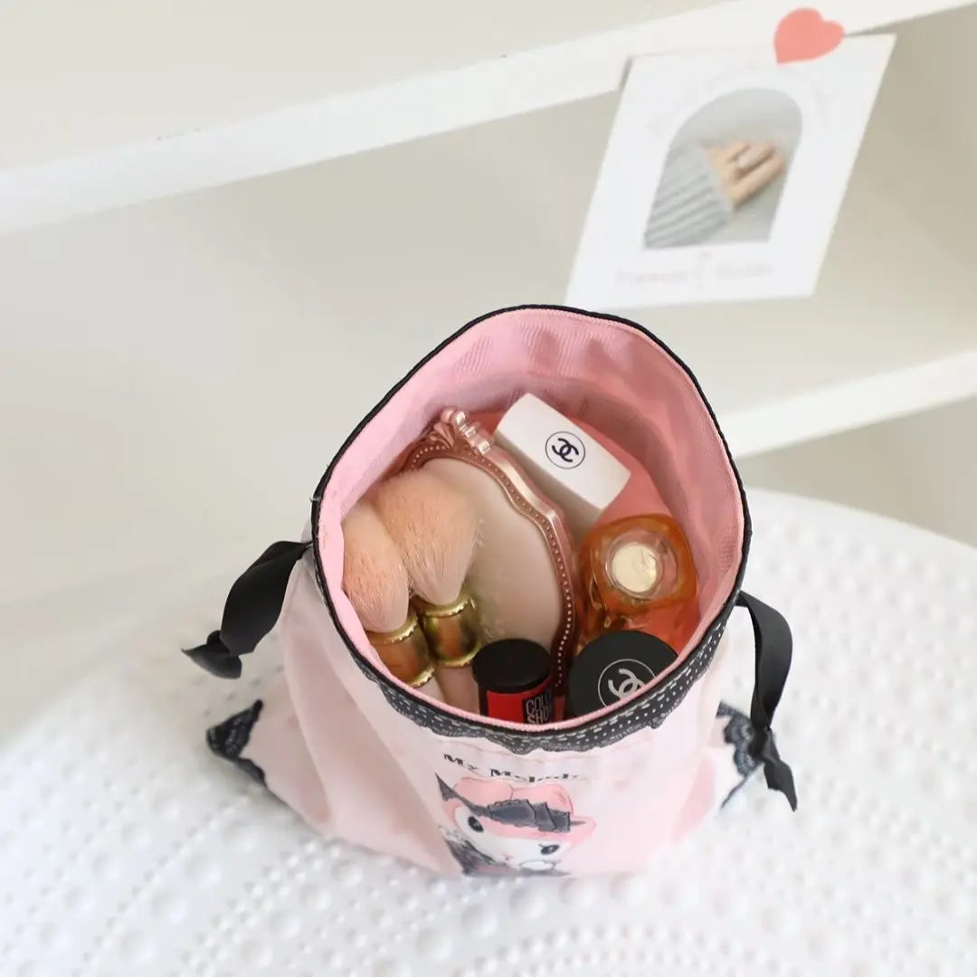 Sanrio Series Cosmetic Case Bundle Pocket Handbag Kawaii Kulomi Storage Bag My Melody Cute Bag
