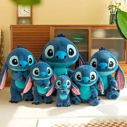80cm Big Size Disney LILO & Stitch Anime Plush Stuffed Doll Room Plushies Pillow Kawaii Ornaments Children's Holiday Gifts