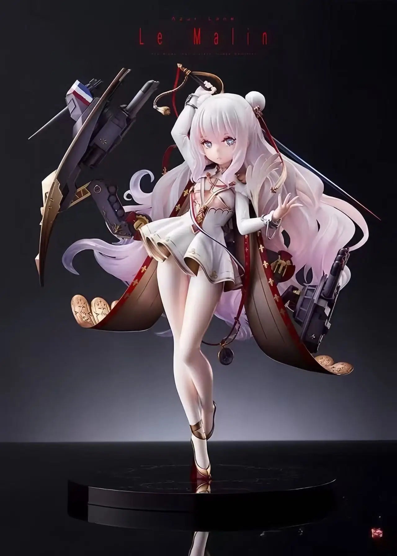 25cm Azur Lane Anime Figure Mnf Le Malin Figures Light Version Model Pvc Statue Doll Collection Decoration Toys Gift