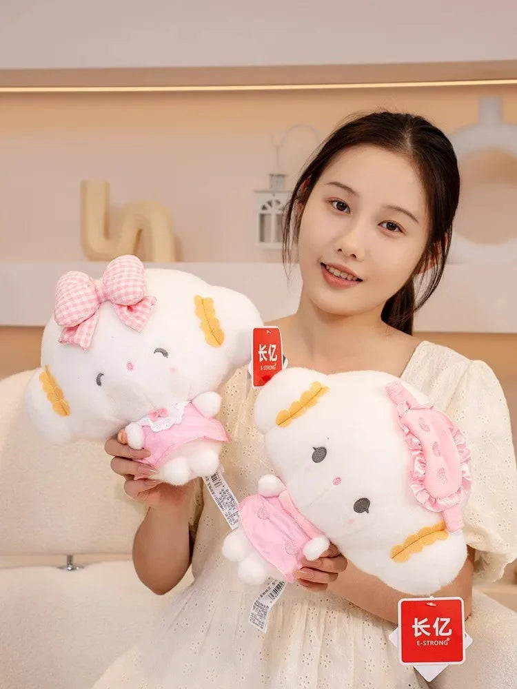 Genuine Sanrio New Kawaii Cute Cogimyun Kogimyun Plush Keychain Stuffed Plush Toy Small Pendant Keyring Birthday Gifts For Girls