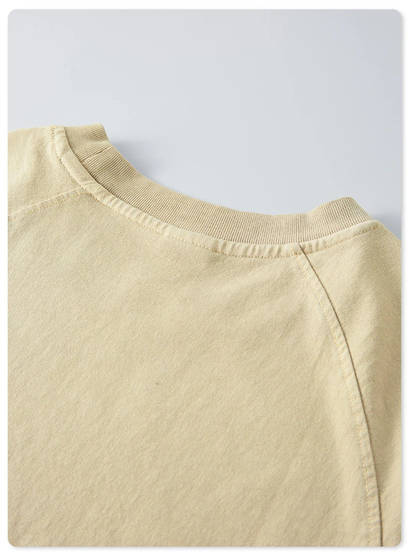 ZODF American Retro Men Washed Solid Tank Tops Women Unisex Loose Edge 275gsm Cotton Sleeveless Tees Brand Streetwears HY0503