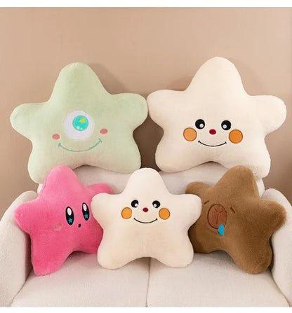 New Kawaii 55-70cm Cartoon Bedroom Pentagram Children's Pillow Backrest Cute Plush Toy Boy Girl Gift