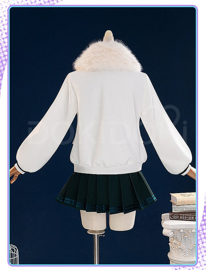 Mikuu Cosplay Costume DokiDoki-R Mikku Women Cute Winter Costume Snow Mikuu Cosplay