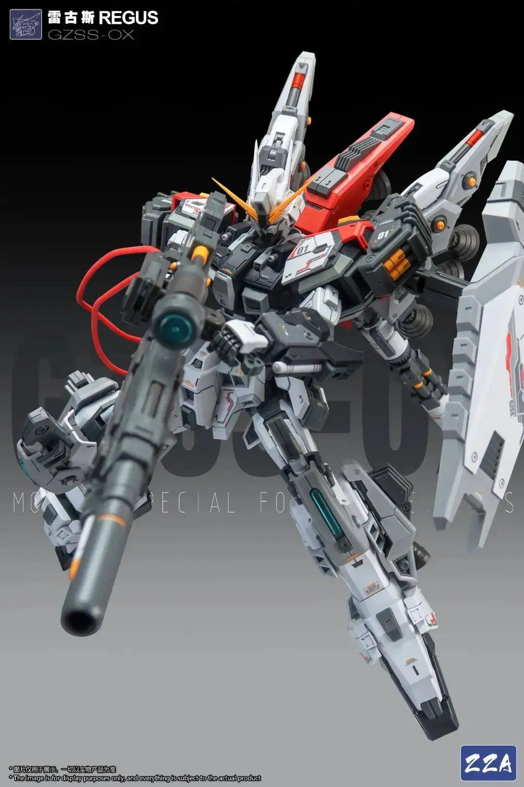 ZZA REGUS GZSS-OX-001 Captain Mobile Suit Assembly Plastic Model Kit Collectible Mecha Figure for Hobby Enthusiasts