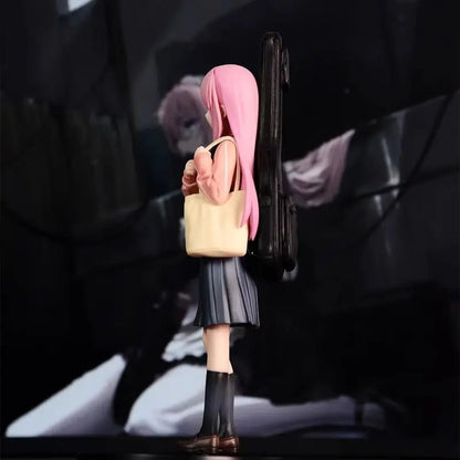 BOCCHI THE ROCK! Gotoh Hitori PVC Action Figure Anime Guitar Girl Backpack Pose Hitori Chan Cute Desk Decor Fan Collectible Gift