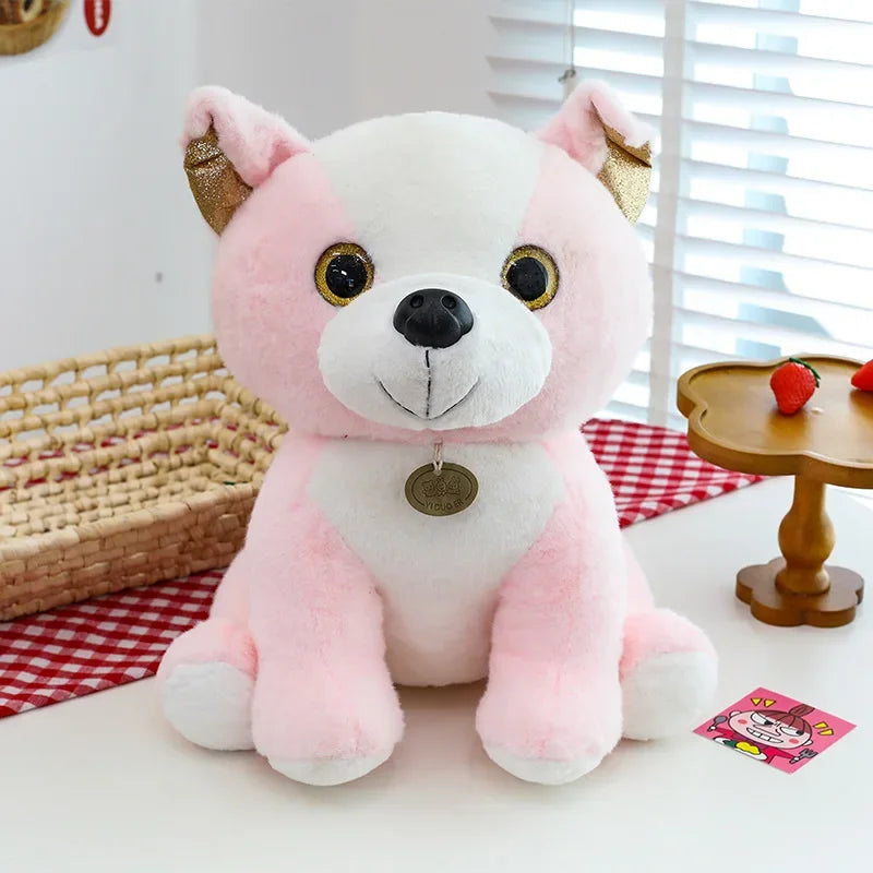 New 3 Colors 20-35cm Bulldog Plush Stuffed Puppy Doll Cute Puppy Plush Kawaii Animal Toy Children's Birthday Gift Doll Kids To