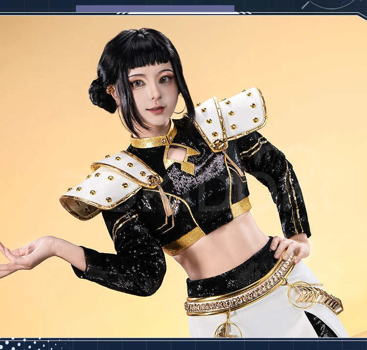 【Last Batch】IN STOCK Rumii Miraa Zoeyy Cosplay Costume【S-3XL】DokiDoki-SR Women Golden Costume Rumii Cosplay Suit Plus Size