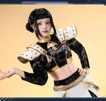 【Last Batch】IN STOCK Rumii Miraa Zoeyy Cosplay Costume【S-3XL】DokiDoki-SR Women Golden Costume Rumii Cosplay Suit Plus Size