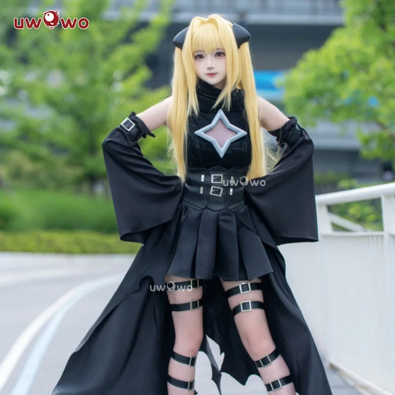 IN STOCK UWOWO Game Azurr Lanee x To Love Ru Golden Darkness Cosplay Costume Halloween Costume