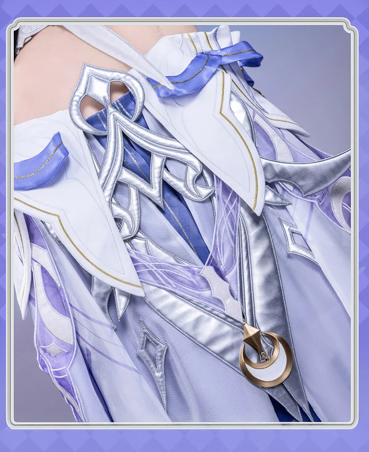 Columbina Cosplay Costume Genshin Impact【S-2XL】DokiDoki-R Nod-Krai Women Dress Columbina Hypersalenia Plus Size