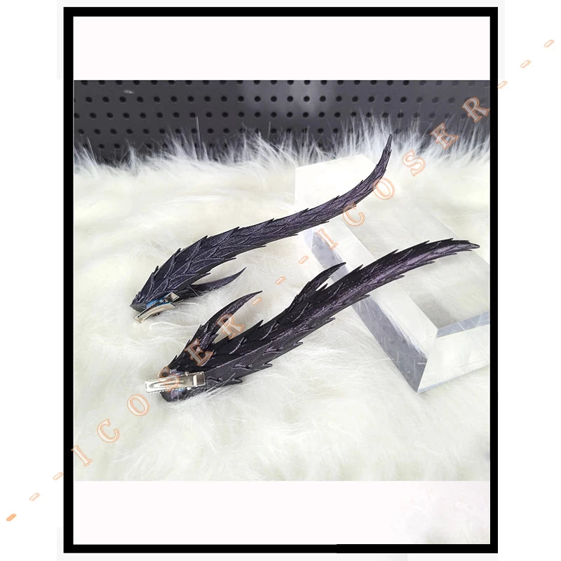 Anime Movies Nezha 2 Ao Run Cosplay Loong Horns Headwear Props Accessory Nezha Mo Tong Nao Hai Halloween Party for Women Gifts