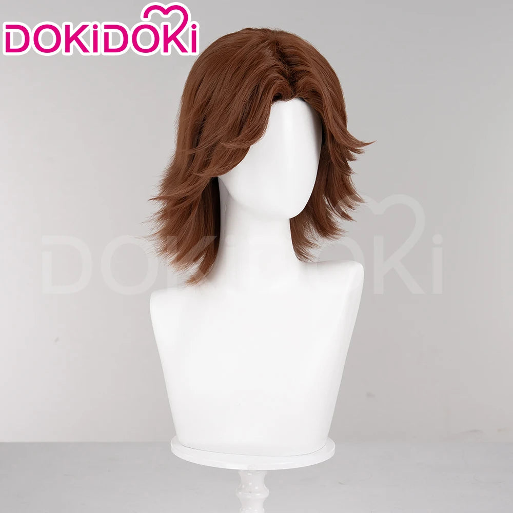 IN STOCK Anya Daisuke Cosplay Wig Game Mouthwashing DokiDoki Women Black Short Hair Anya Halloween Cosplay Free Wig Cap