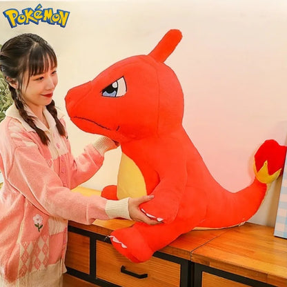100/120CM Big Size Charmander Plushies Pokemon Peluche Cartoon Anime Kawaii Ornament Plush Comfortable Soft Doll Children Gift