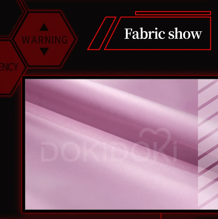 IN STOCK Marii Makinamii Cosplay Costume Anime 【S-3XL】 DokiDoki-R Women Pink Racing Suit Marii Makinamii Glasses Plus Size