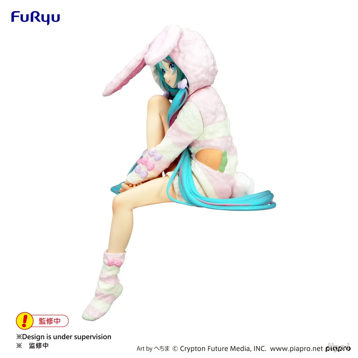 15CM Anime HATSUNE MIKU Figure Noodle Stopper Figure Rabbit Ear Pajamas Model Toy Japanese Dolls Aciton Figure Collection Gift