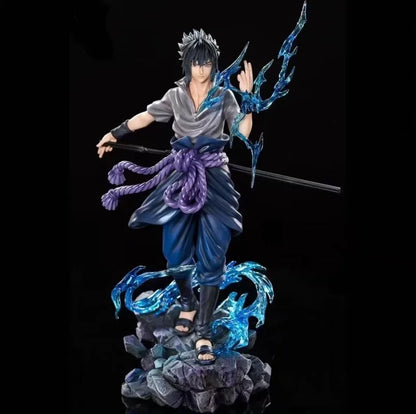 25cm Naruto Anime Figure Naruto Kakashi Action Figure Kawaii Sasuke Itachi Combination Figurine Decoration Collection Model Toy