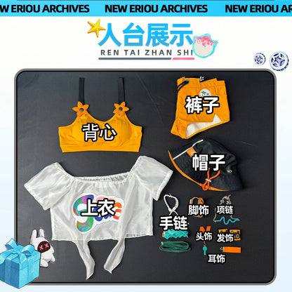 Zenless Zone Zero Belle Cosplay Costume Swimsuit Summer Swimwear Hat Headwear Earrings Phaethon Wise Halloween Party Women Girls