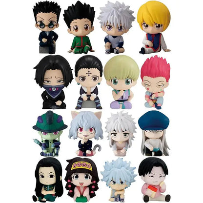 8Pcs Anime Hunter x Hunter GON FREECSS Anime Figure Killua Zoldyck Action Figure Kurapika Figurine Model Toys Japanese Dolls