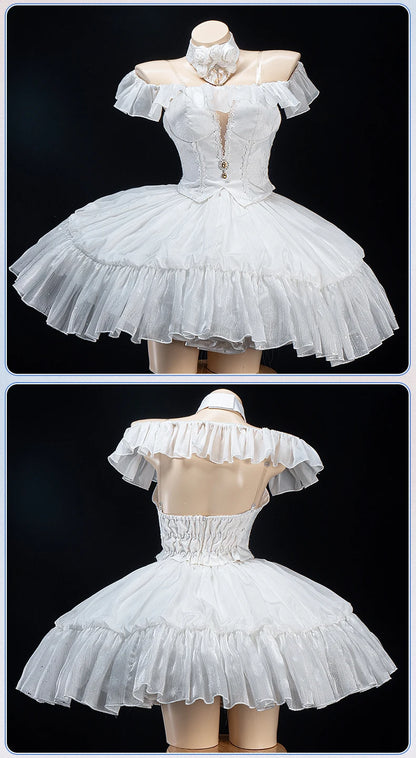 PRE SALE UWOWO Janus Cosplay Game Azurr Lanee Janus Oath Wedding Dress Bride Cosplay Costume Halloween Costume