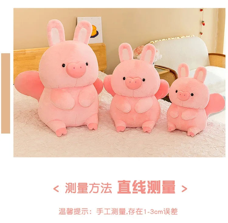 New 55cm Soft Kawaii Love Pink Pig Plush Pillow Stuffed Super Cute Round Pig High Quality Doll Gift for Childre Birthday Gift