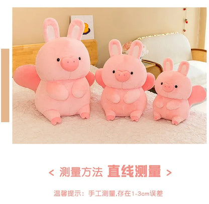 New 55cm Soft Kawaii Love Pink Pig Plush Pillow Stuffed Super Cute Round Pig High Quality Doll Gift for Childre Birthday Gift