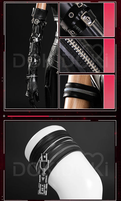 IN STOCK Night's Companion Heroine Cosplay Costume Game Love and Deepspace【XS-2XL】DokiDoki-R Women Leather Plus Size