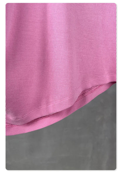 ZODF Sexy Women Autumn Washed 275gsm Hooded T Shirt Ladies Girls Slim Fit Distressed Side Pleated T-Shirts Tees HY1149