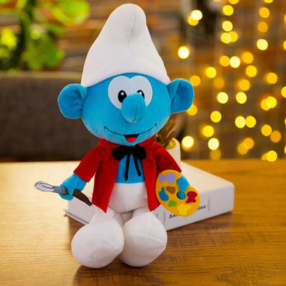 New 40cm Cartoon Character Creative Smurf Cute Plush Toy Kawaii Doll Children’s Soothing Toy Birthday Gift Christmas Gift