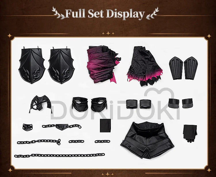 Alter Cosplay Costume Game Fate/Grand Order Cosplay DokiDoki-R FGO Women Jeanne d'Arc Alter Costume Halloween Armor