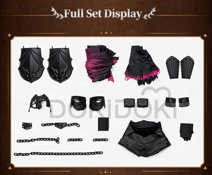 Alter Cosplay Costume Game Fate/Grand Order Cosplay DokiDoki-R FGO Women Jeanne d'Arc Alter Costume Halloween Armor