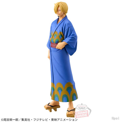 Anime One Piece DXF Figure Wanno Country 17cm Roronoa Zoro Model Toy Decoration Collection Children Birthday Gift