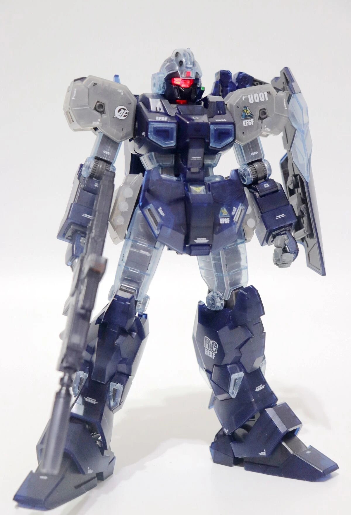 Daban 6641A MG Clear Color Transparent Armor Model Kit 1/100 ABS