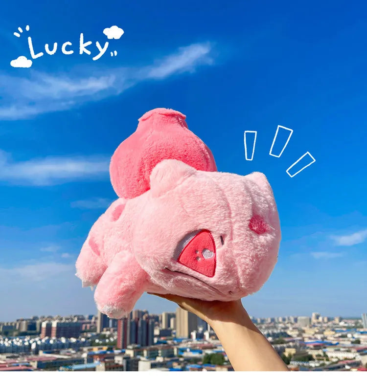 60cm Big Size Pokemon Bulbasaur Cartoon Anime Plush Stuffed Doll Garlic Frog Room Decorated with Cartoon Peluche Pillow Gift