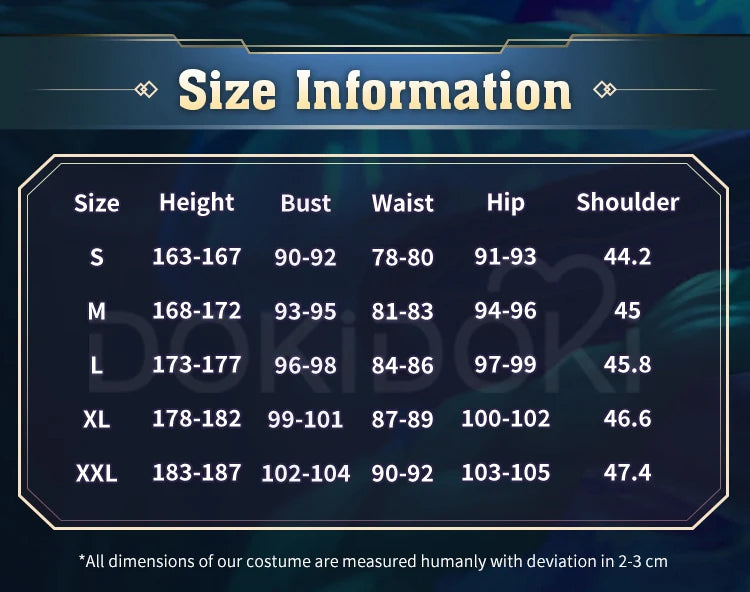 Deadlock Cosplay Costume Game Cosplay【S-2XL】DokiDoki-R Deadlock Men Suit Costume Halloween Cosplay Plus Size