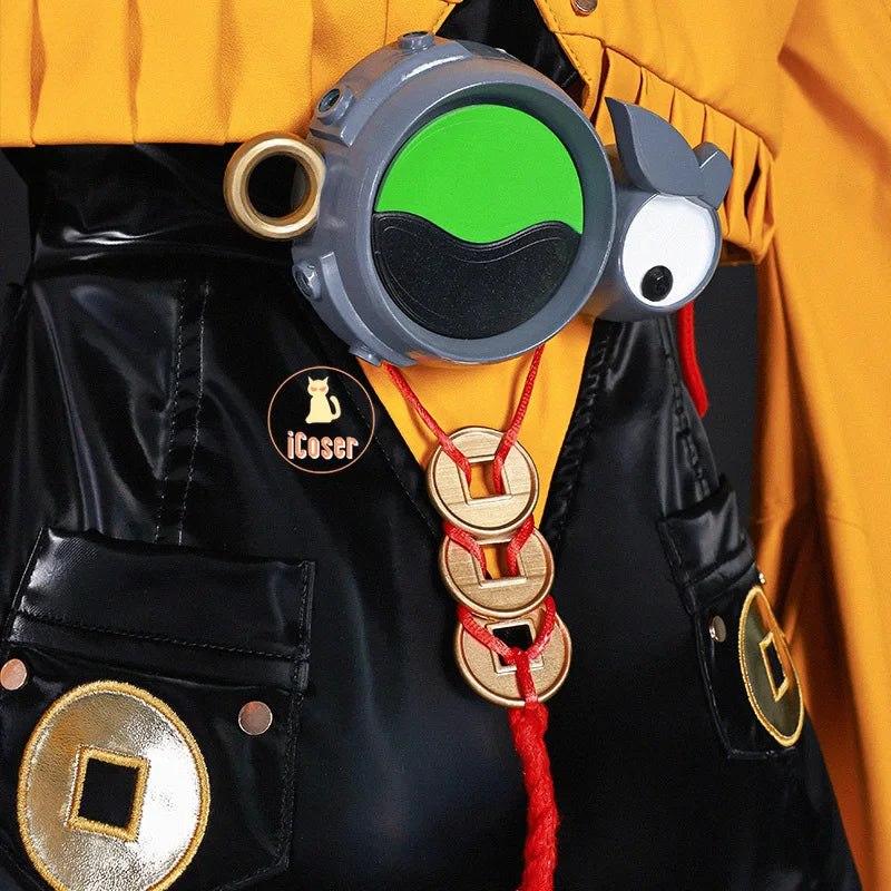 iCoser Zenless Zone Zero Yixuan Cosplay Costume Wig Uniform Headwear Yunkui Summit Carnival Halloween Party for Women Girls Prop