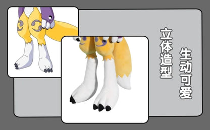 170CM Super Big Size Digimon Renamon Youkomon Plushies Cartoon Anime Stuffed Kawaii Ornaments Children Toy Comfortable Doll Gift
